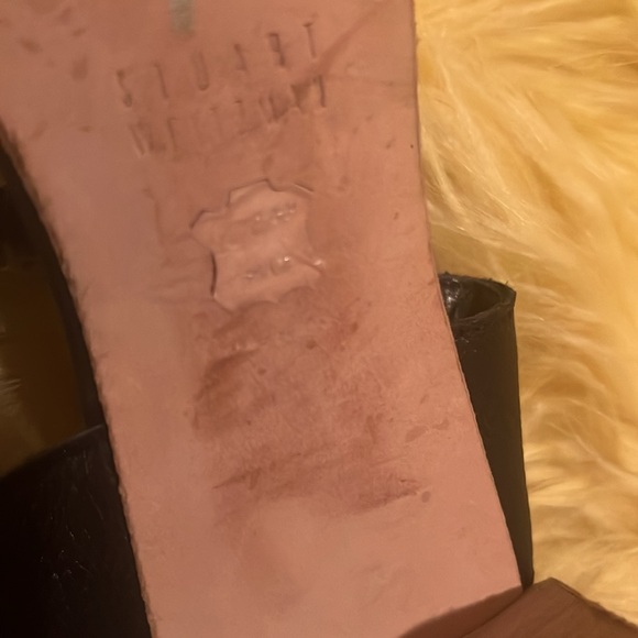 STUART WEITZMAN Broadband Leather City sandals - Picture 9 of 10